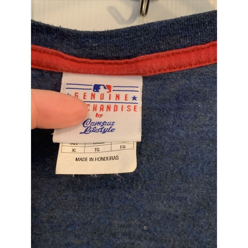 MLB Texas Rangers Women v-neck Tshirt XL Genuine Merchandise By Campus Lifestyle - Picture 2 of 4